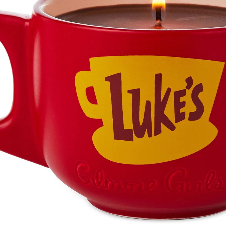 Hallmark Gilmore Girls Coffee-Scented Luke's Diner Mug Candle - Image 4