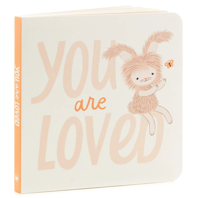 Hallmark MopTops Angora Bunny Stuffed Animal With You Are Loved Board Book - Image 4