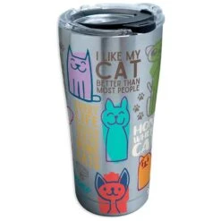 Tervis Cat Sayings Stainless Steel Tumbler, 20 Oz.